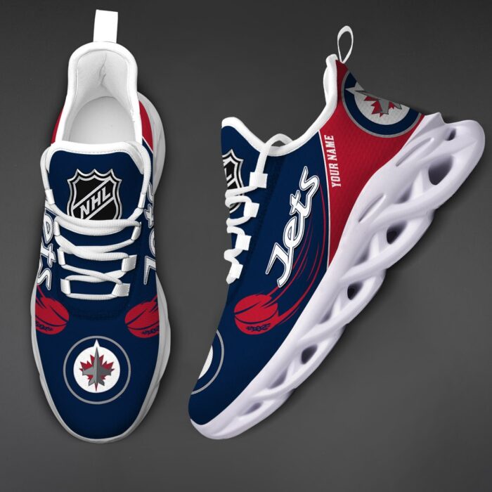 Winnipeg Jets Personalized NHL New Max Soul Shoes