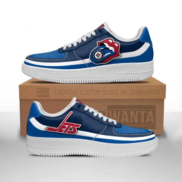 Winnipeg Jets Sneakers Custom Force Shoes Sexy Lips For Fans