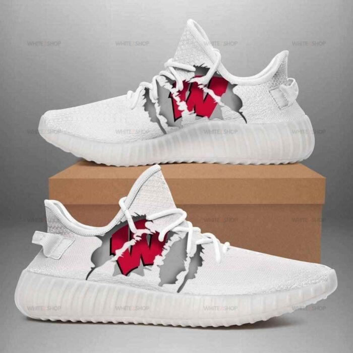 Wisconsin Badgers Yeezy Boost Yeezy Running Shoes Custom Shoes For Men And Women