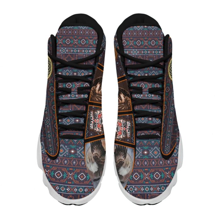 Wolf Native American Air Jordan 13 Shoes