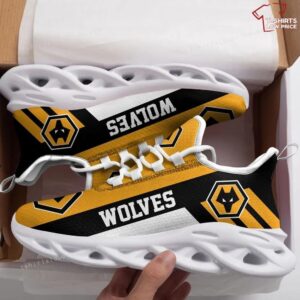 Wolverhampton Wanderers FC Black Yellow Max Soul Sneakers Running Shoes