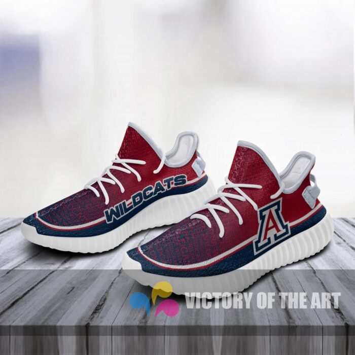 Words In Line Logo Arizona Wildcats Yeezy Shoes