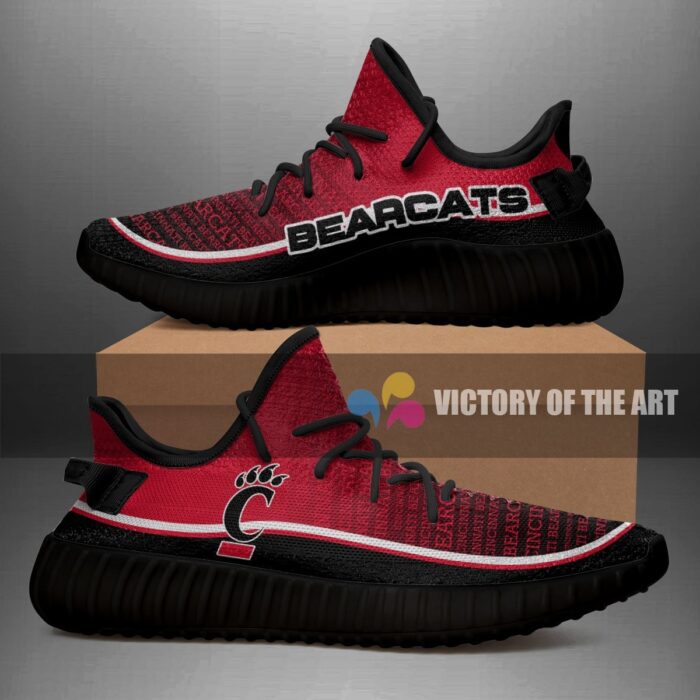 Words In Line Logo Cincinnati Bearcats Yeezy Shoes