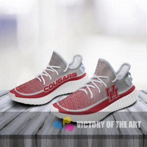 Words In Line Logo Houston Cougars Yeezy Shoes