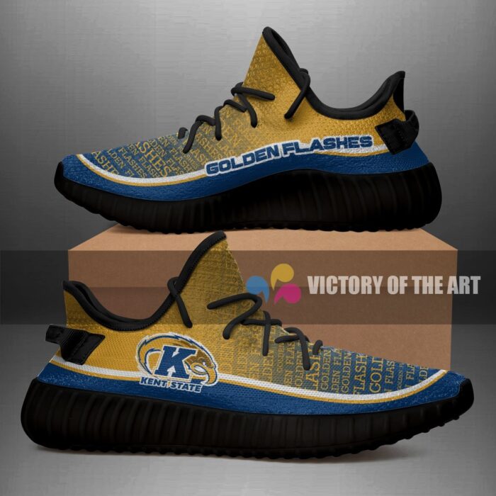 Words In Line Logo Kent State Golden Flashes Yeezy Shoes