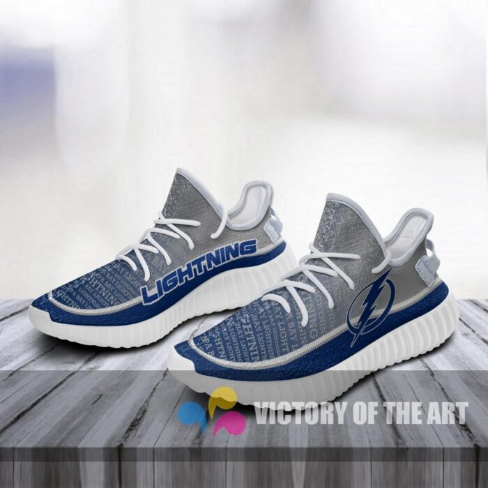 Words In Line Logo Tampa Bay Lightning Yeezy Shoes