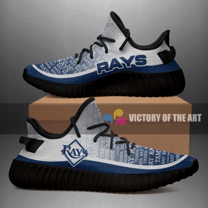 Words In Line Logo Tampa Bay Rays Yeezy Shoes