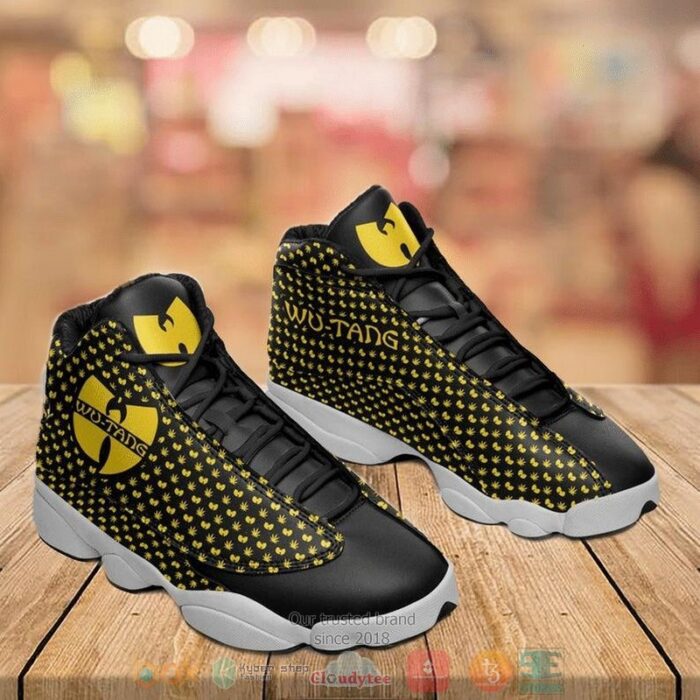 Wu Tang Clan Black Yellow Air Jordan 13 Shoes 2