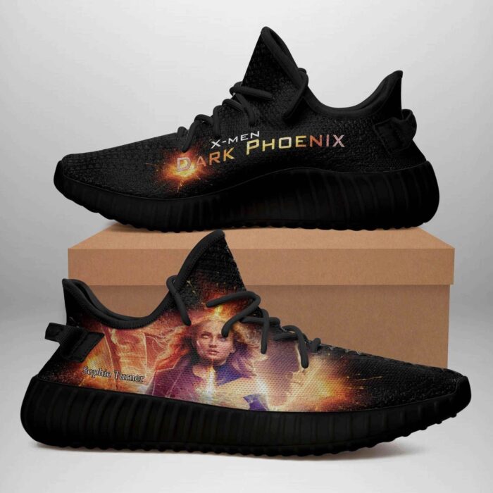 Xmen Dark Phoenix Black Edition Yeezy Boost Shoes Sport Sneakers Yeezy Shoes