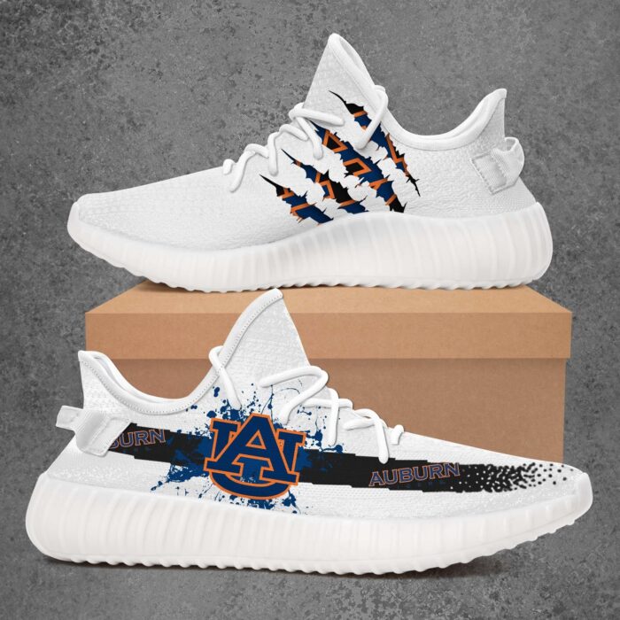 Yeezy Shoes Ncaa Auburn Tigers Yeezy Boost Sneakers V1