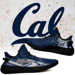 Yeezy Shoes Ncaa California Golden Bears Blue Grey Yeezy Boost Sneakers