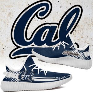 Yeezy Shoes Ncaa California Golden Bears Blue White Yeezy Boost Sneakers