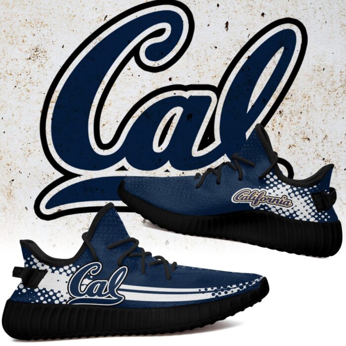 Yeezy Shoes Ncaa California Golden Bears Blue White Yeezy Boost Sneakers