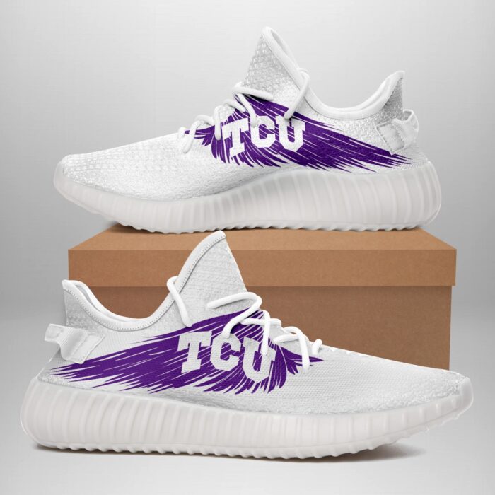 Yeezy Shoes Ncaa Tcu Horned Frogs Yeezy Boost Sneakers V4