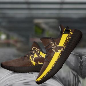 Yeezy Shoes Ncaa Wyoming Cowboys Brown Yellow Yeezy Boost Sneakers