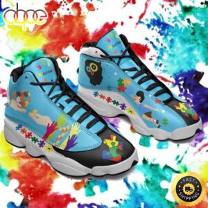 You Will Never Walk Alone Autism Awareness Puzzle Air Jordan 13 Shoes