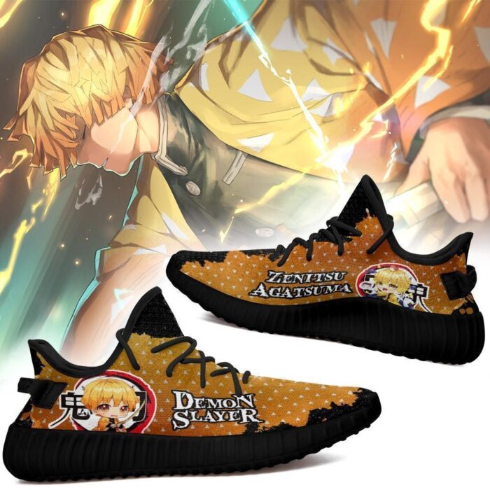 Zenitsu Yeezy Shoes Demon Slayer Art 35